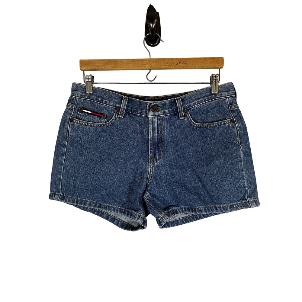 Tommy Hilfiger Denim Jean Shorts 9 Blue Kelly Preppy Old Money Classic 80s 90s